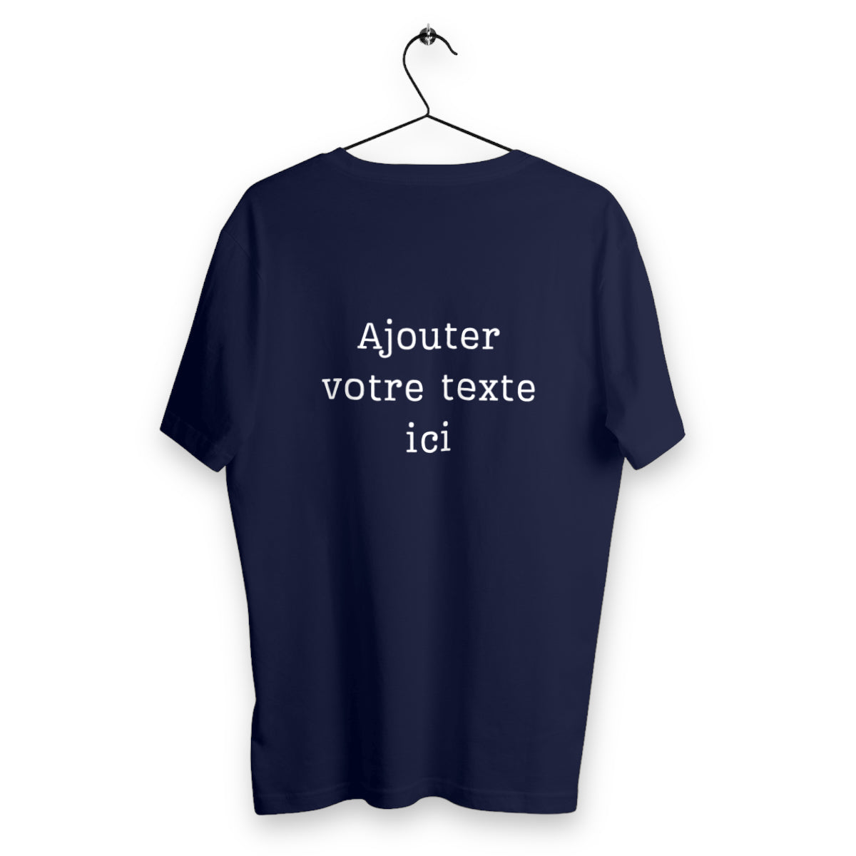 T-shirt Unisexe Classique à personnaliser (dos) - dos_bleumarine