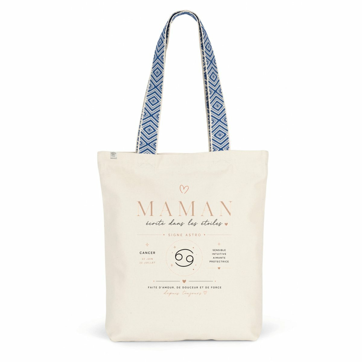 Totebag ethnique - Signe astrologique  - face_0