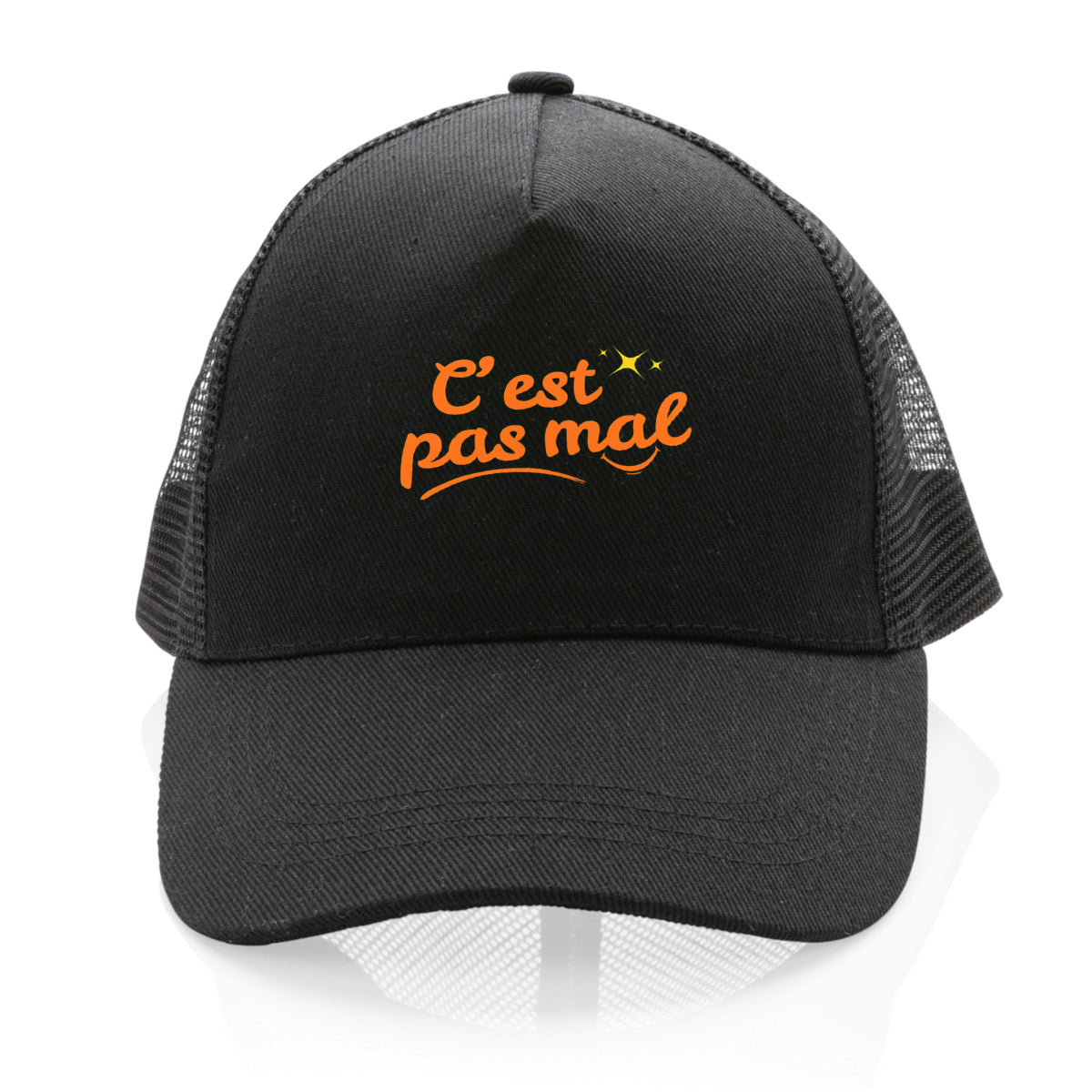 Casquette Trucker 100% recyclée C'est pas mal  - face_0