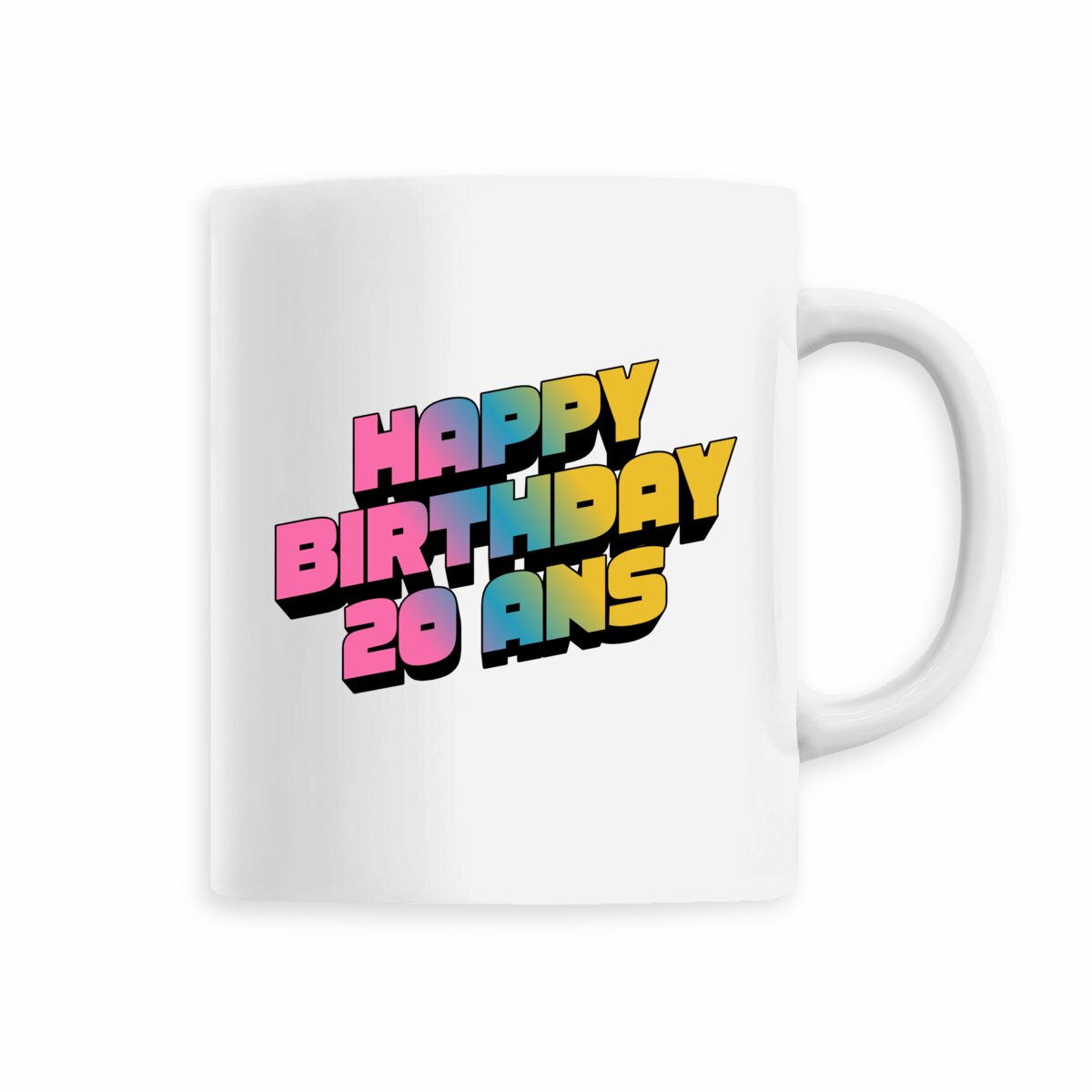 Mug céramique SQ - 20 ans  - face_0