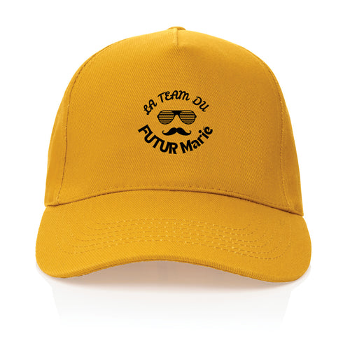 Casquette 100% recyclée - La team du Marié - face_0