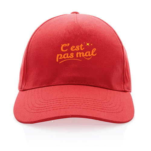 Casquette 100% recyclée C'est pas mal  - face_0