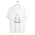T-shirt unisexe léger - Silence je médite - face_1
