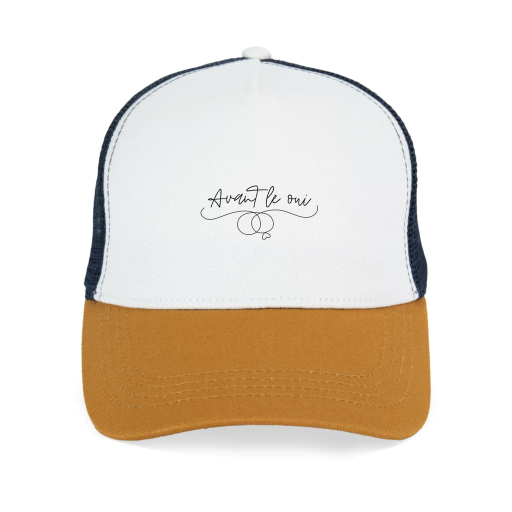 Casquette Trucker écoresponsable - Avant le oui  - face_1