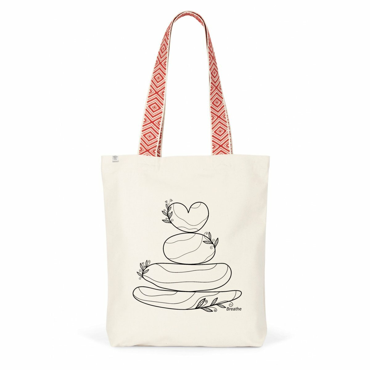 Totebag ethnique - Breathe - face_1