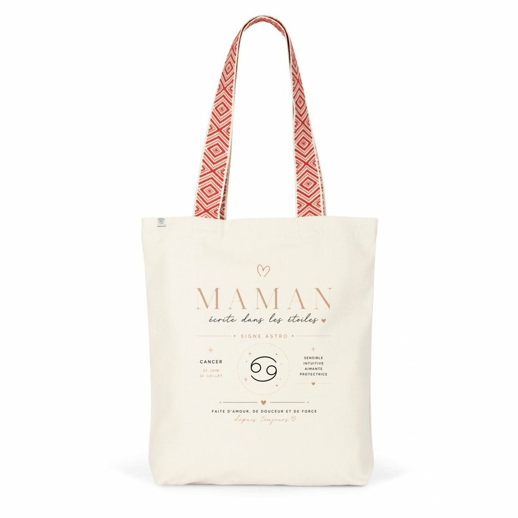 Totebag ethnique - Signe astrologique  - face_1
