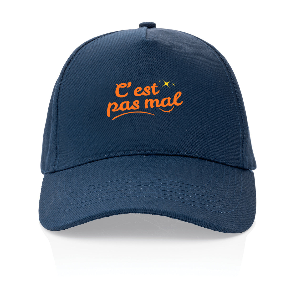 Casquette 100% recyclée C'est pas mal  - face_1