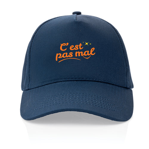 Casquette 100% recyclée C'est pas mal  - face_1