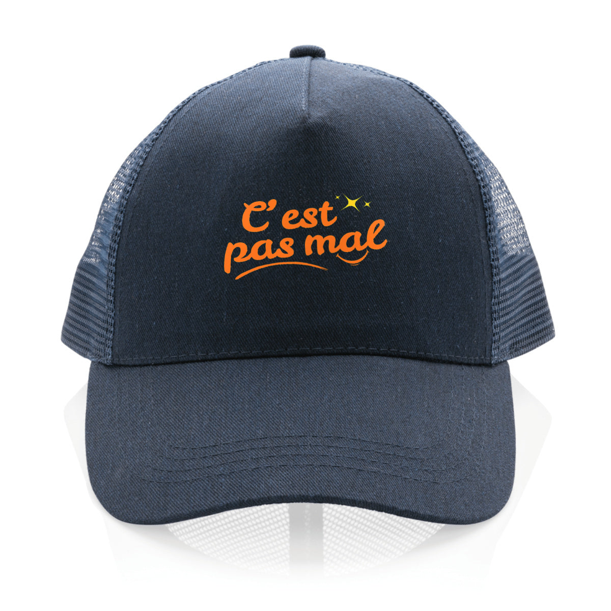 Casquette Trucker 100% recyclée C'est pas mal  - face_1