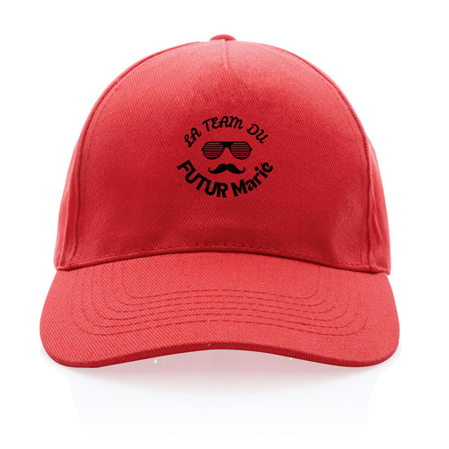 Casquette 100% recyclée - La team du Marié - face_1