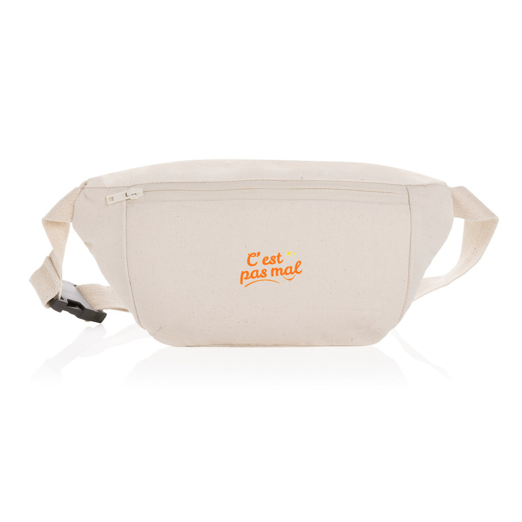 Sac banane en toile recyclée  - face_2