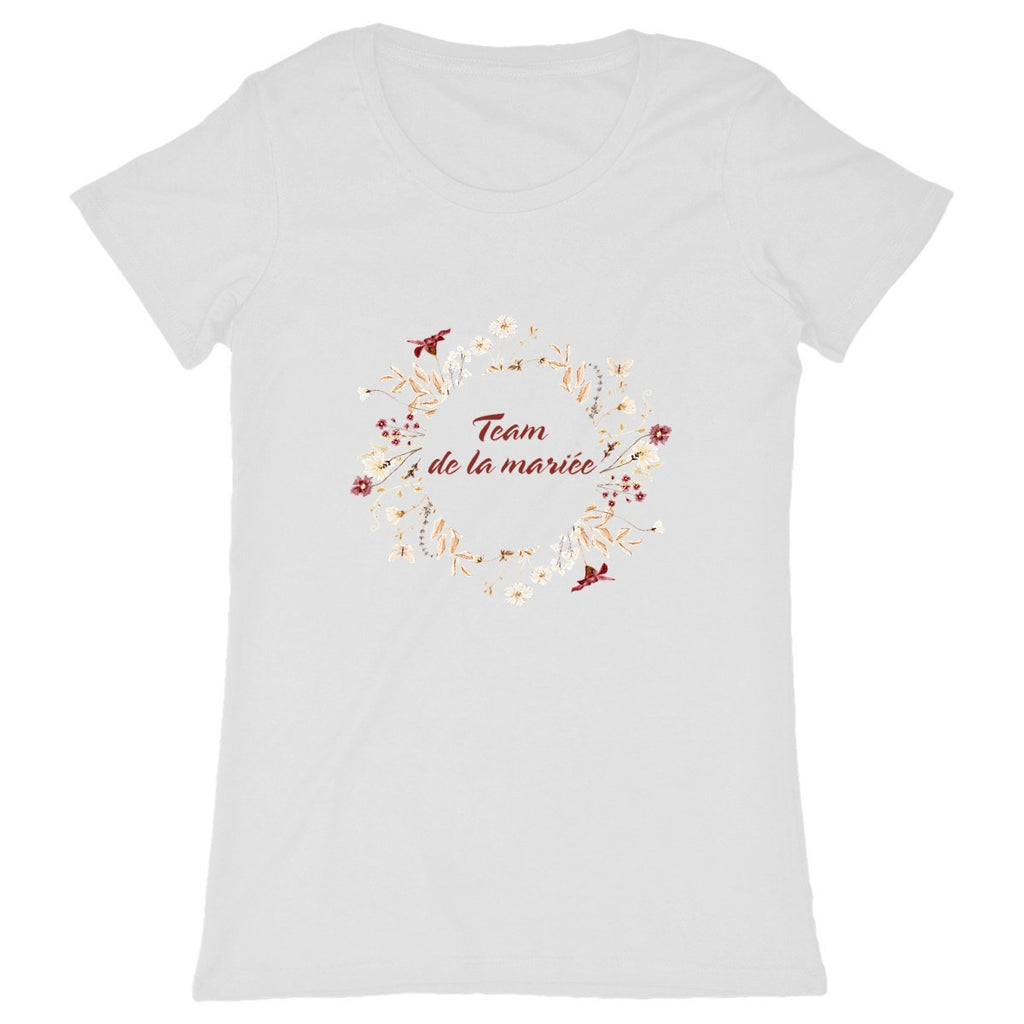 T-shirt Femme Classique - Team de la mariée - face_blanc