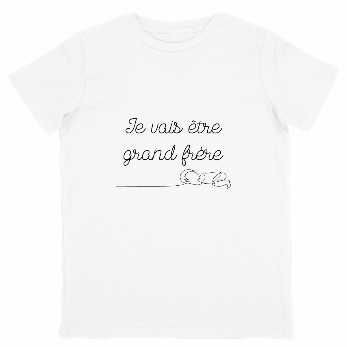 T-shirt Enfant - Grand frère - face_blanc