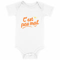 Body bébé C'est pas mal  - face_blanc
