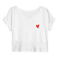 Crop top Femme - Love  - face_blanc