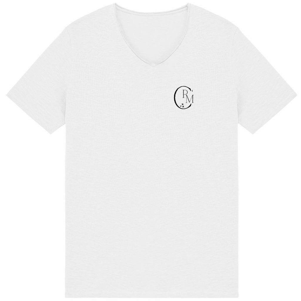 T-shirt Homme Slub - Signature  - face_blanc