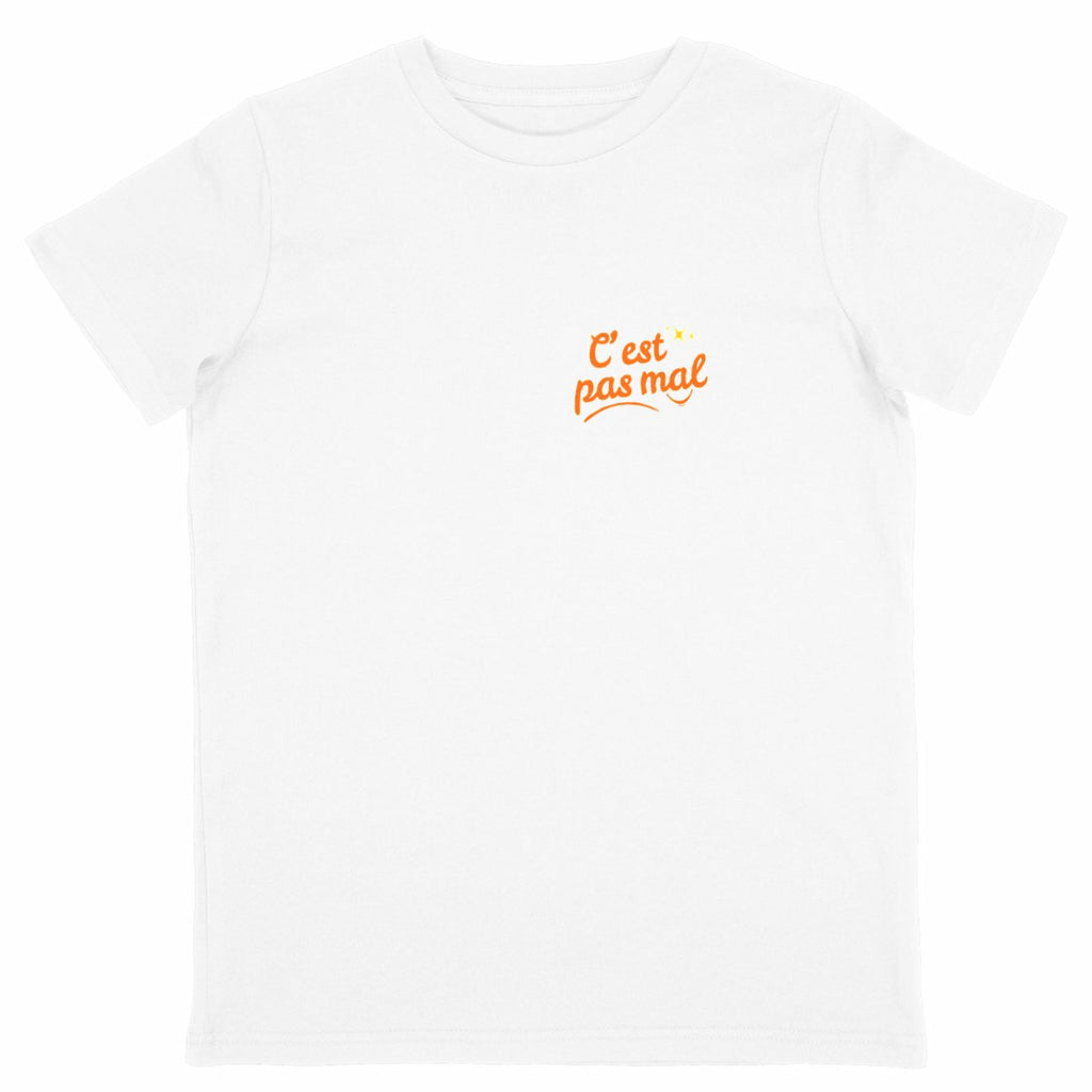 T-shirt Enfant Léger C'est pas mal - face_blanc