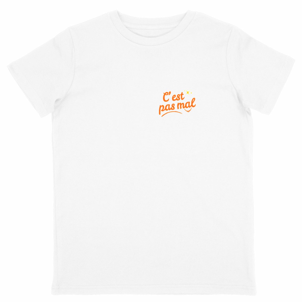 T-shirt Enfant Léger C'est pas mal - face_blanc