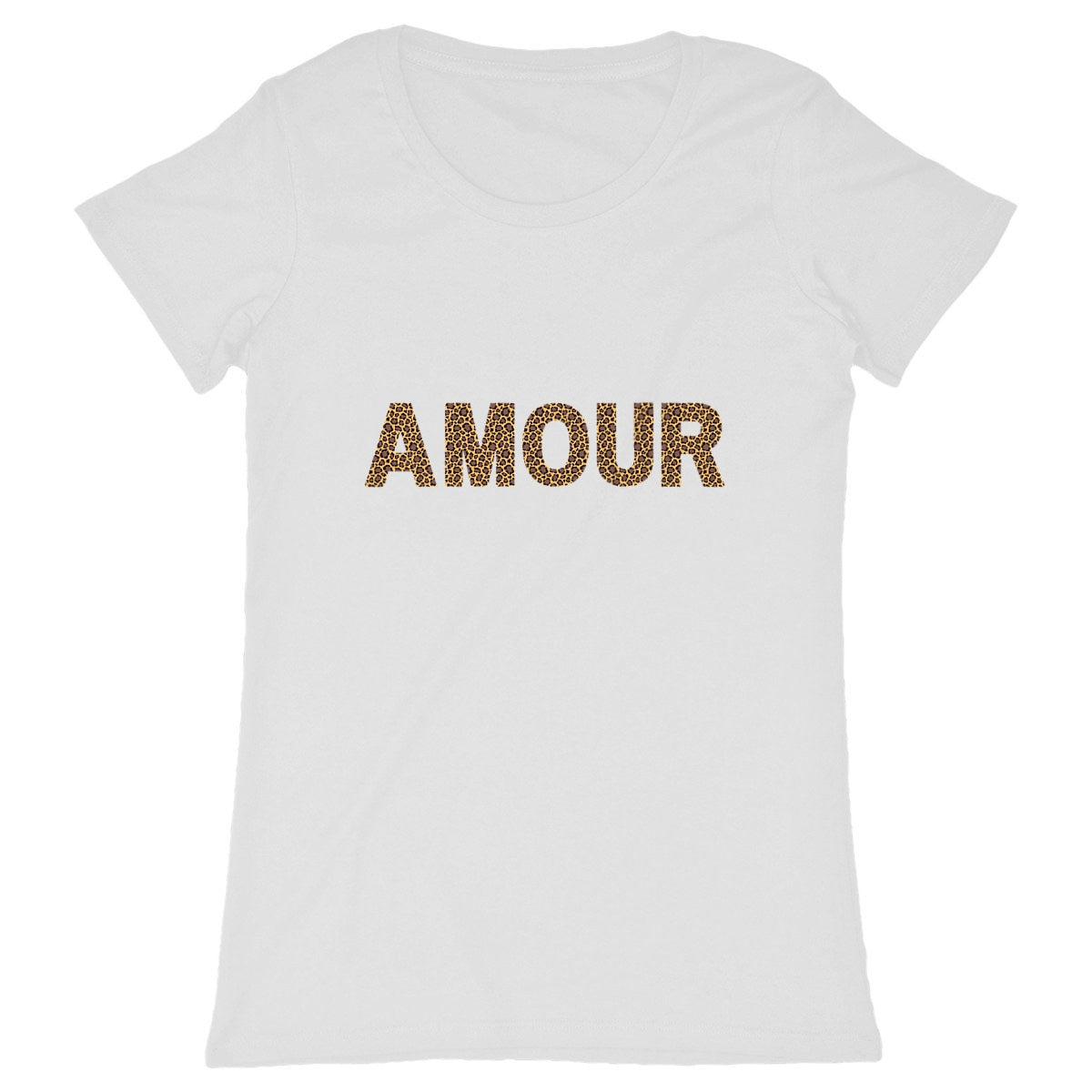 T-shirt Femme Classique - AMOUR - face_blanc