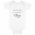 Body bébé - Marraine  - face_blanc