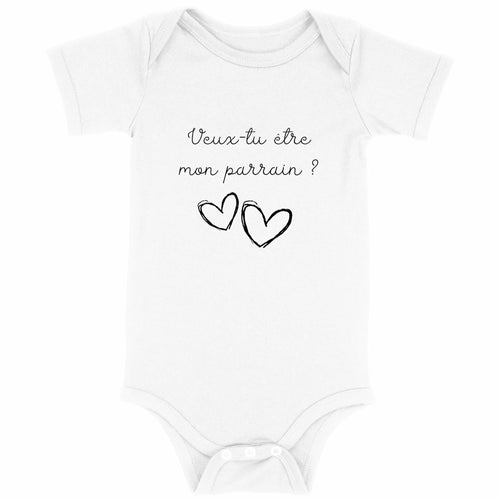 Body bébé - Parrain  - face_blanc
