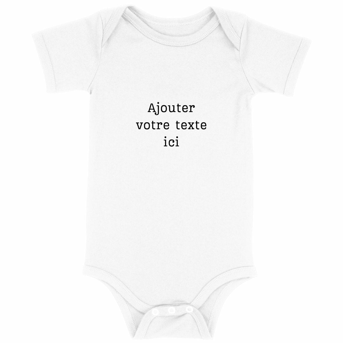 Body bébé à personnaliser  - face_blanc