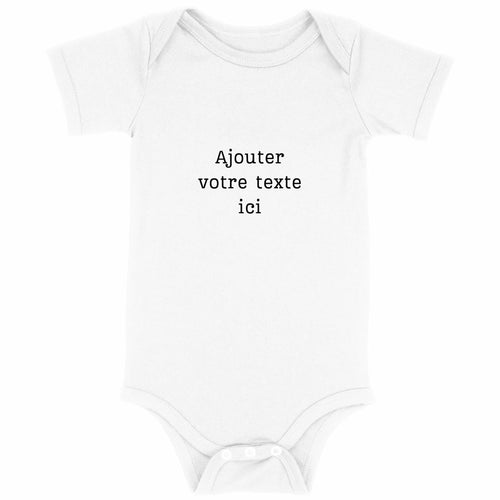 Body bébé à personnaliser  - face_blanc