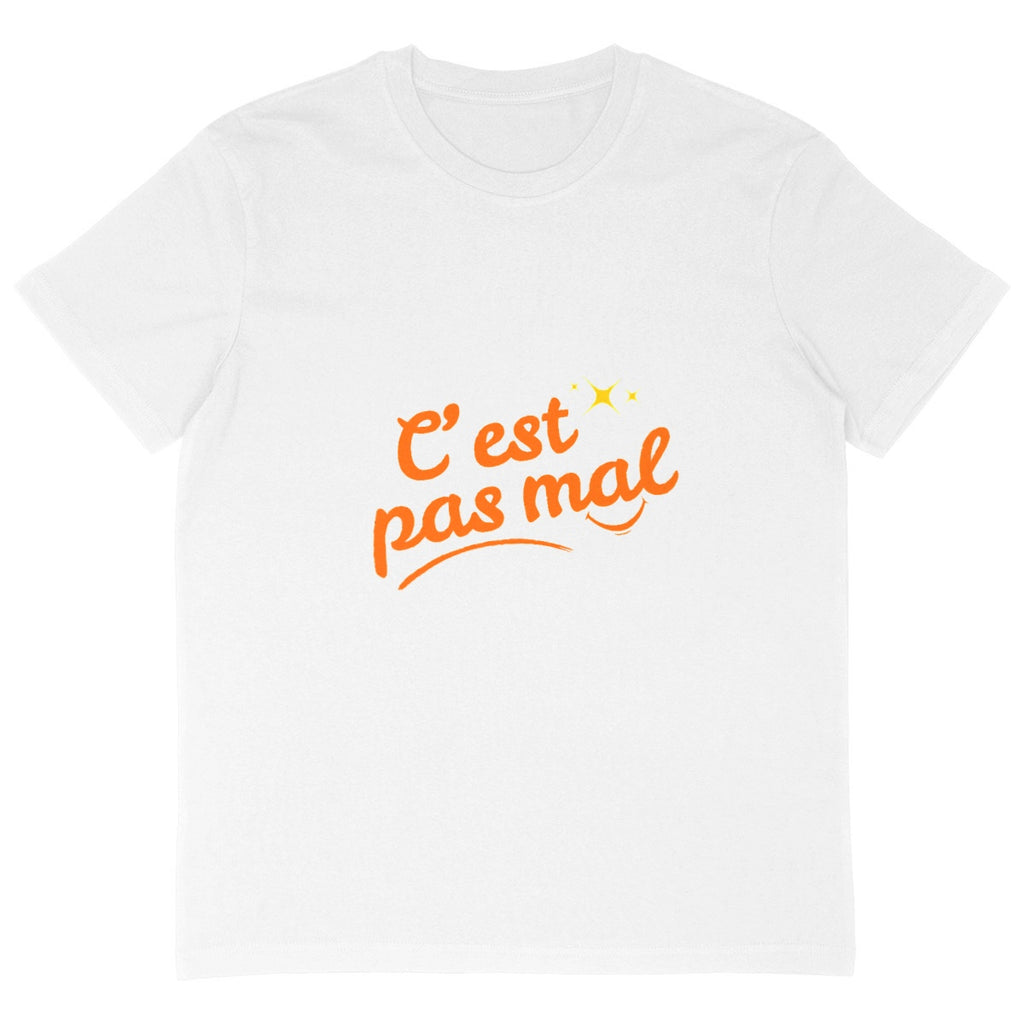 T-shirt Homme Oversized C'est pas mal - face_blanc