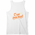 Débardeur Homme C'est pas mal - face_blanc