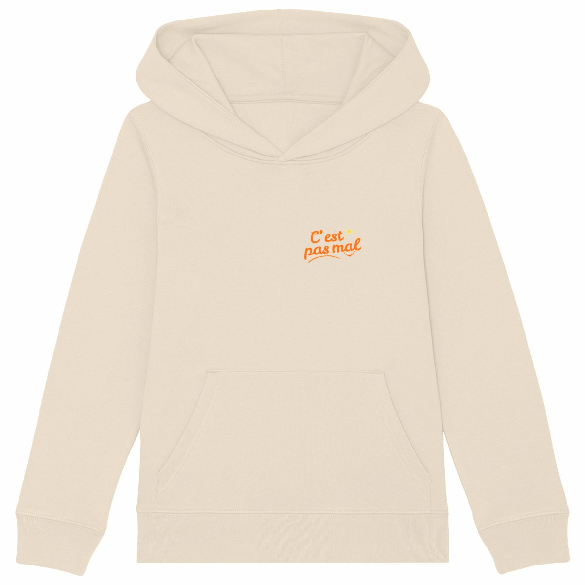 Sweat à capuche Epais Enfant C'est pas mal - face_ivoire