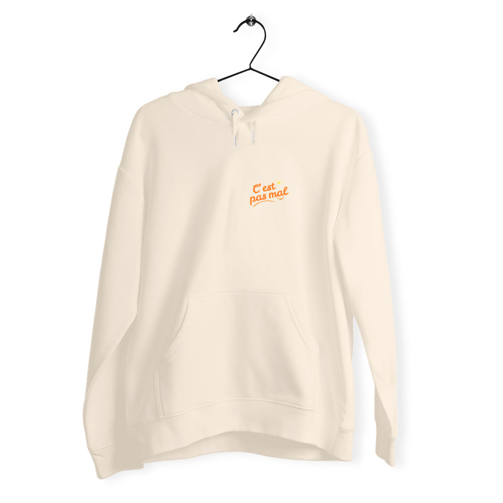 Sweat à capuche Epais Unisexe C'est pas mal - face_ivoire
