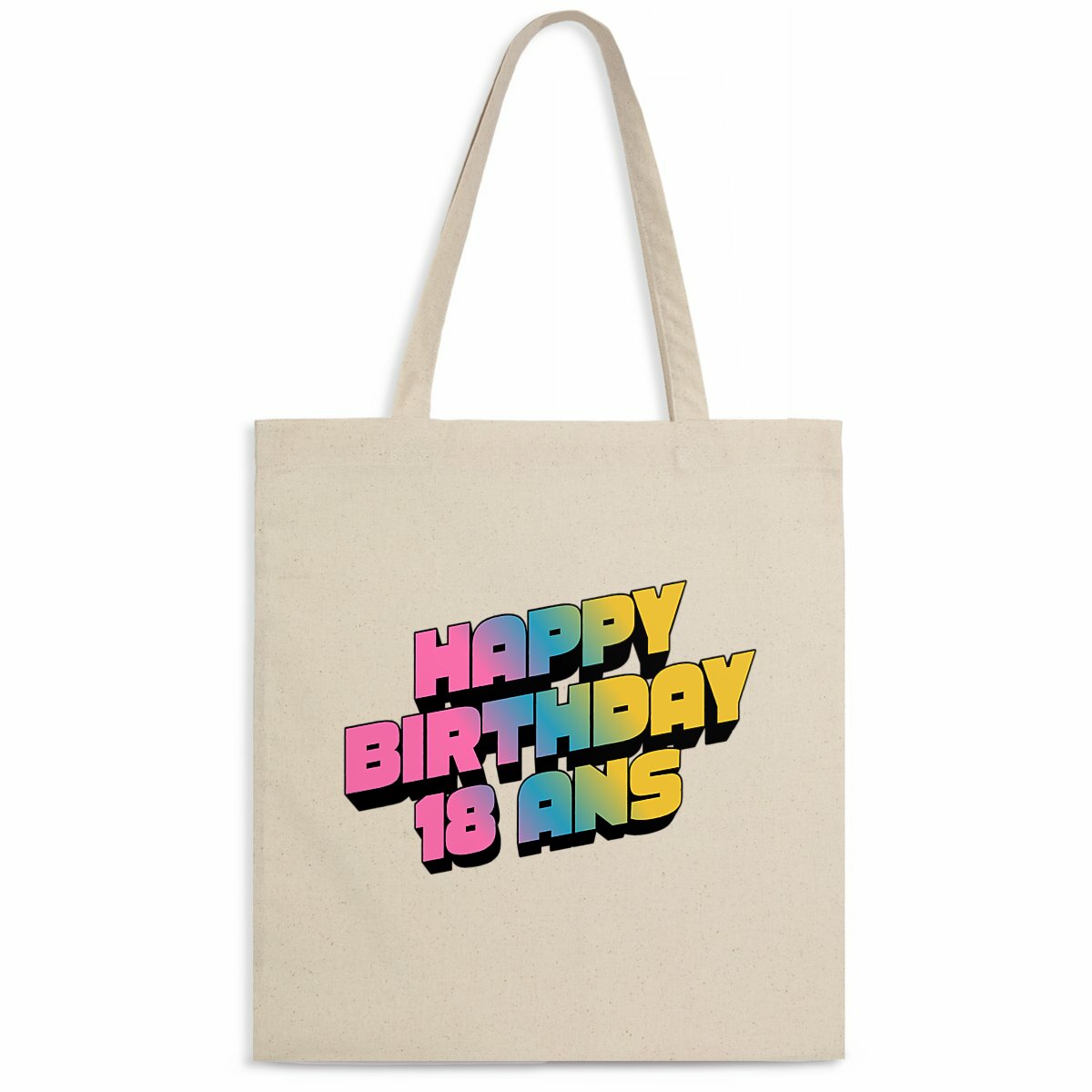 Totebag léger SQ - 18 ans  - face_naturel