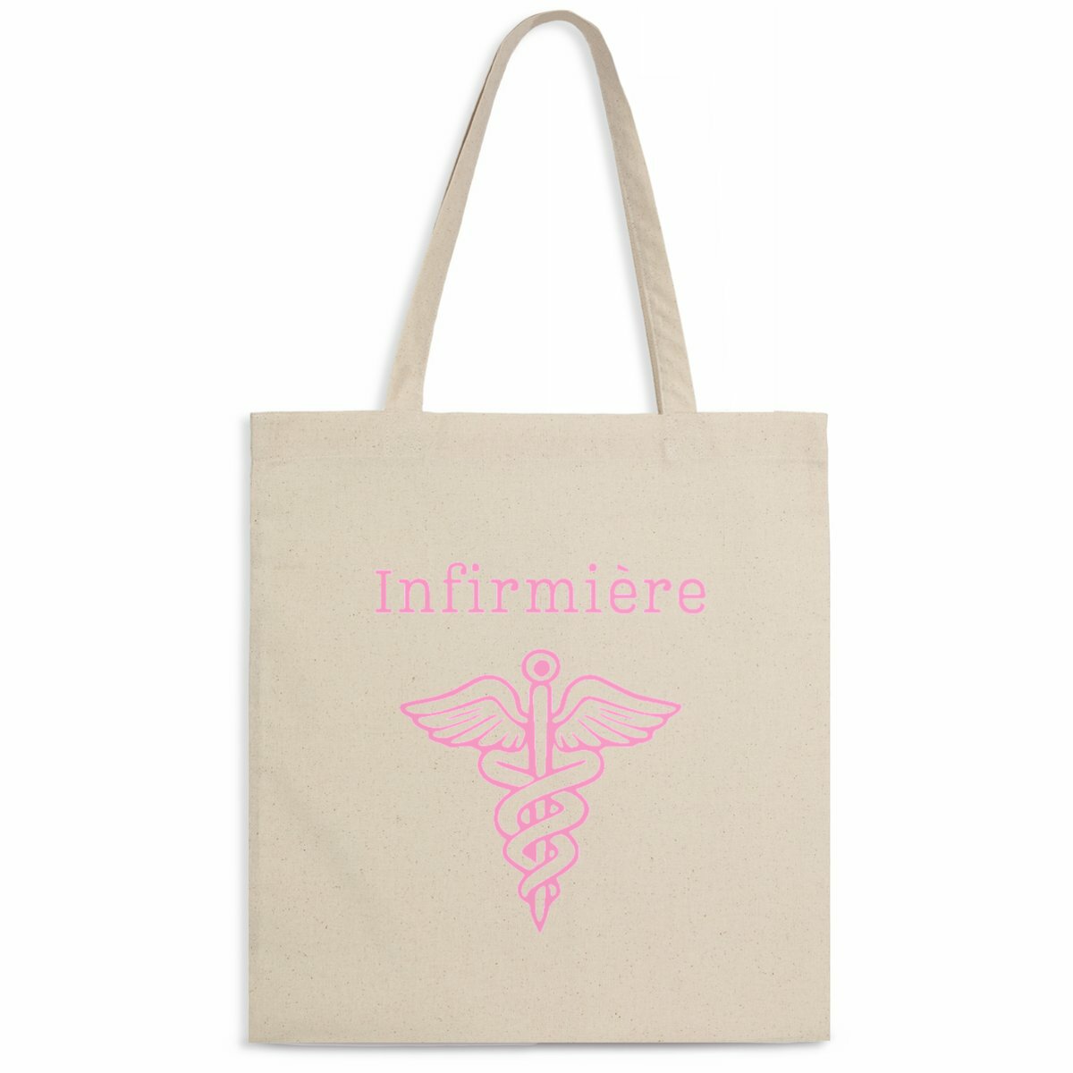 Totebag léger - Infirmière  - face_naturel