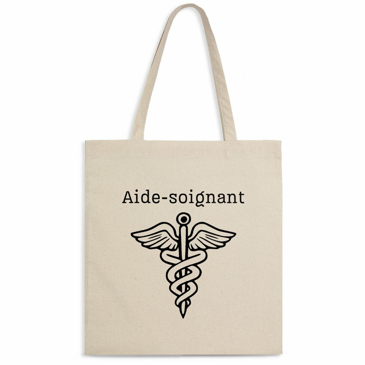 Totebag léger - Aide-soignant - face_naturel