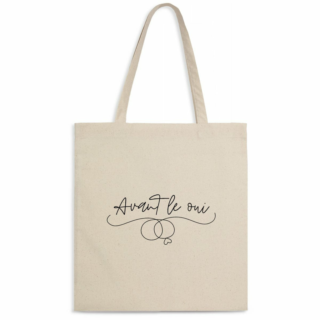 Totebag léger - Avant le oui  - face_naturel