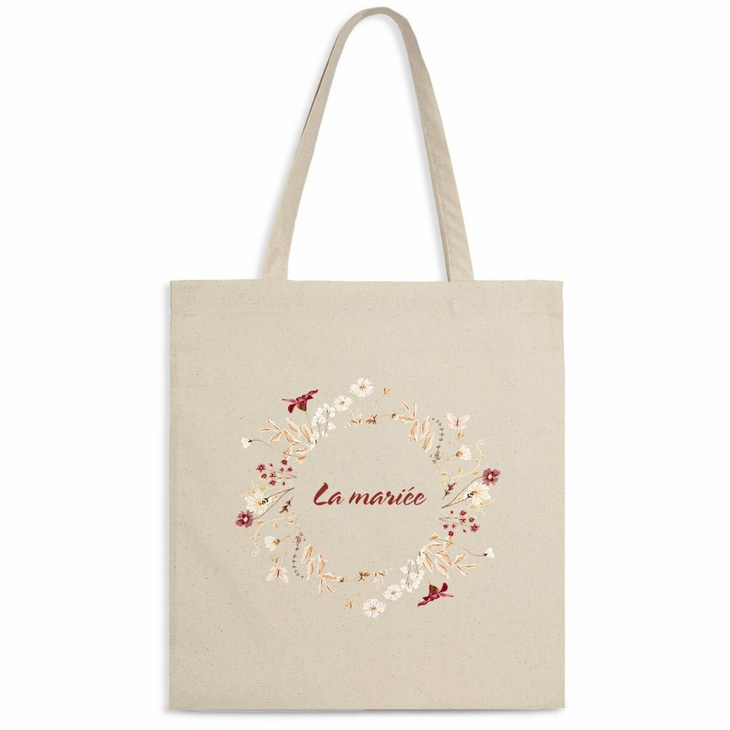 Totebag léger - La mariée  - face_naturel