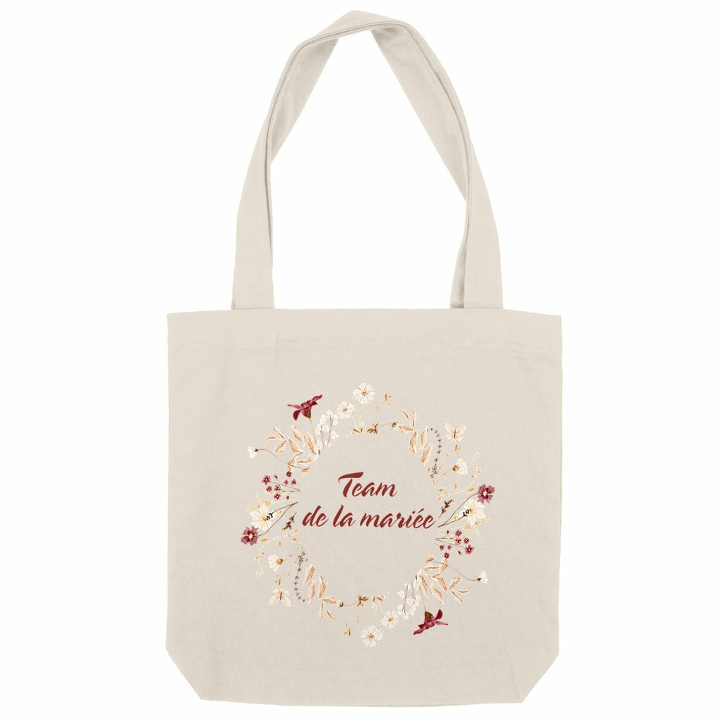 Totebag épais - Team de la mariée - face_naturel