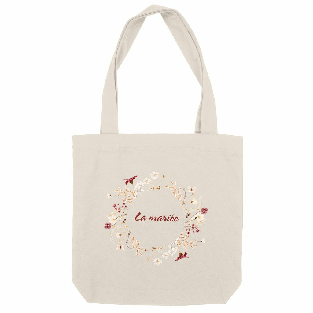 Totebag épais - La mariée  - face_naturel