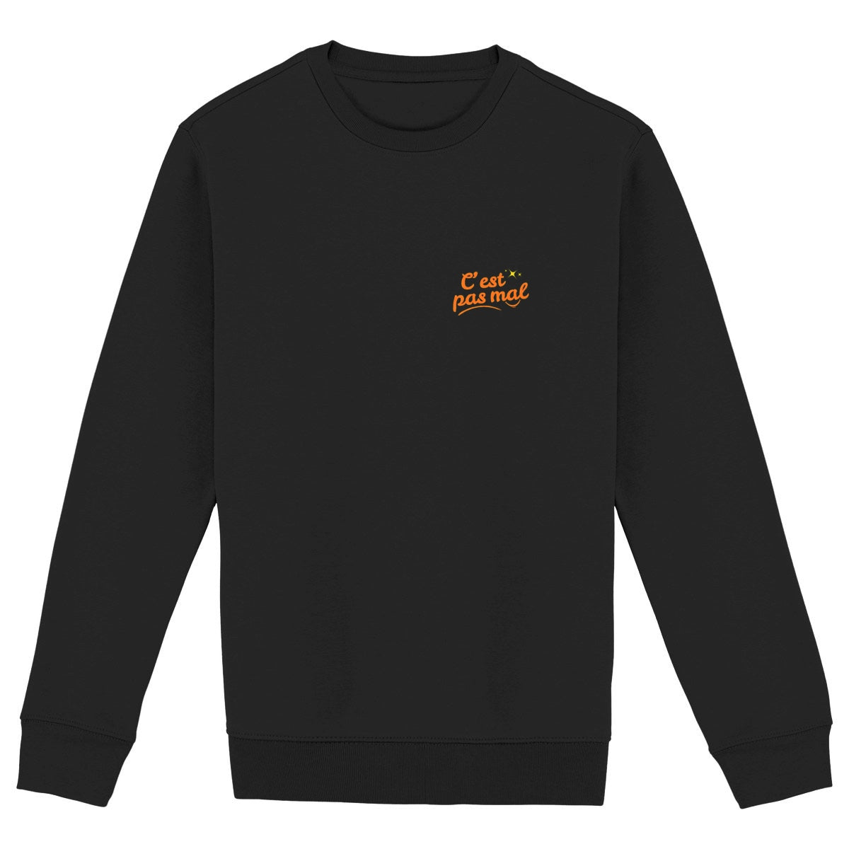 Sweat-shirt Epais Unisexe C'est pas mal - face_noir