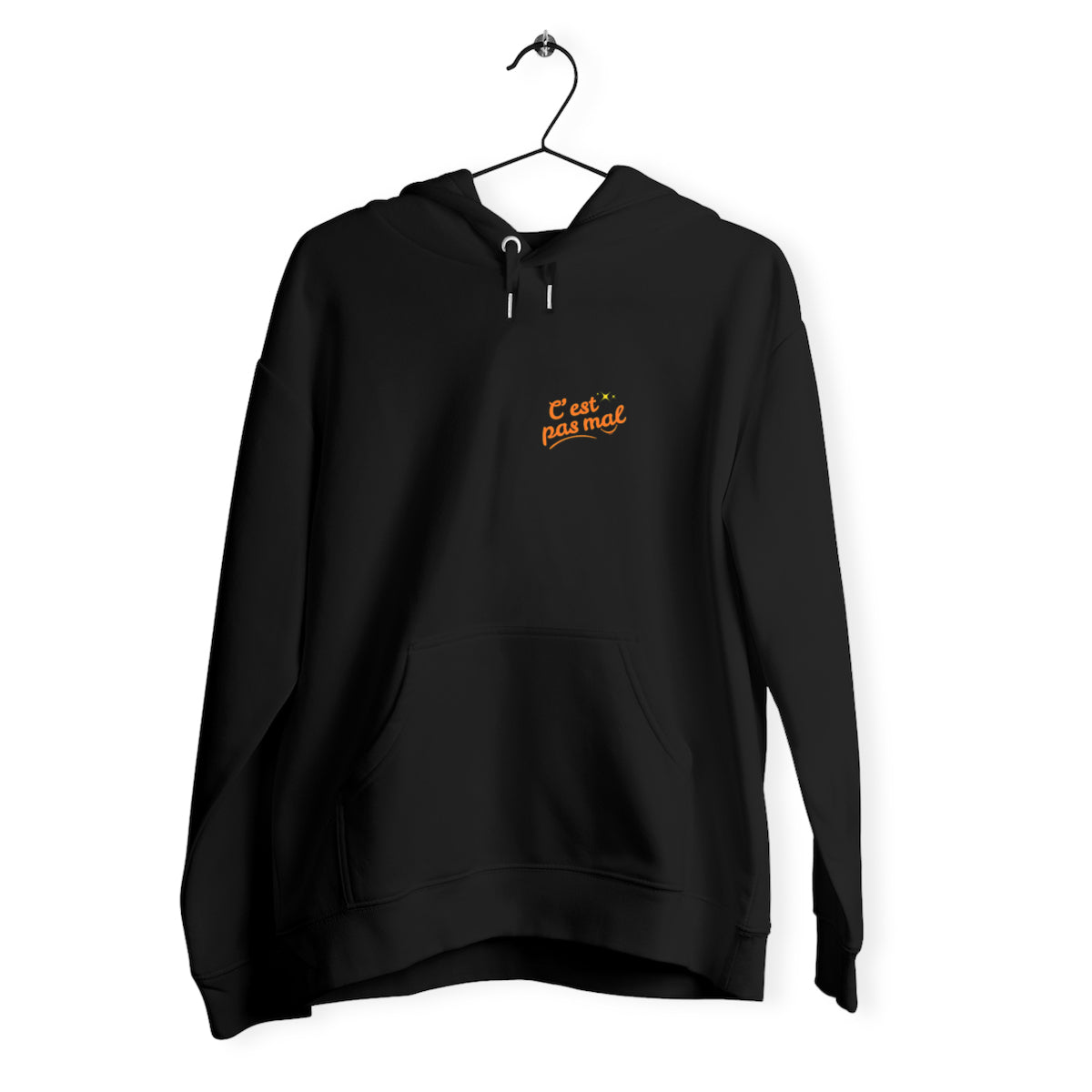 Sweat à capuche Epais Unisexe C'est pas mal - face_noir